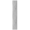 Kaappi LED-valoilla harmaa Sonoma 69x32,5x200 cm tekninen puu