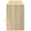 TV-taso LED-valoilla Sonoma-tammi 180x34x50 cm tekninen puu