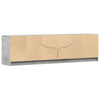 TV-taso LED-valoilla betoninharmaa 180x34x50 cm tekninen puu