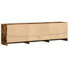 TV-taso LED-valoilla savutammi 180x34x50 cm tekninen puu