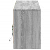 TV-taso LED-valoilla harmaa Sonoma 180x34x50 cm tekninen puu