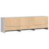 TV-taso LED-valoilla harmaa Sonoma 180x34x50 cm tekninen puu