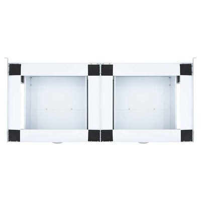 Valkoinen pesukoneen jalusta laatikoilla Lumperdean (kaksinkertainen)