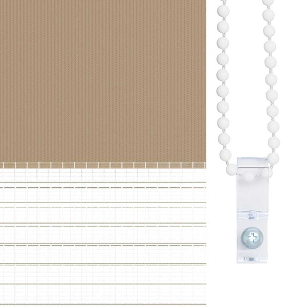 Seepraverho hiekanruskea 70x230 cm kangas leveys 65,9 cm polyesteri