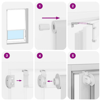 Rullaverho Ulysse 110x240cm (kankaan leveys 106 cm)