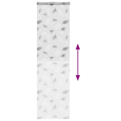 Rullaverho kasetilla Ulysse 80x240cm (kankaan leveys 76 cm)