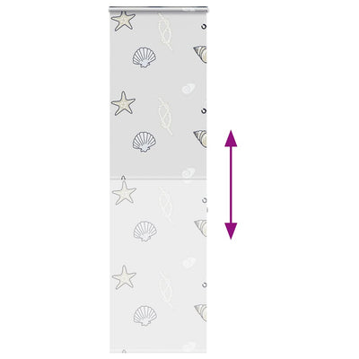 Rullaverho kasetilla Ulysse 60x240cm (kankaan leveys 56 cm)