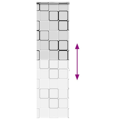 Rullaverho kasetilla Ulysse 60x240cm (kankaan leveys 56 cm)