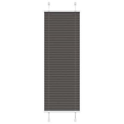 Musta laskostettu blind Matita 40x100cm (kankaan leveys 39,4 cm)