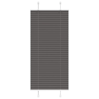 Musta laskostettu blind Matita 55x100cm (kankaan leveys 54,4 cm)