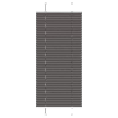 Musta laskostettu blind Matita 65x100cm (kankaan leveys 64,4 cm)