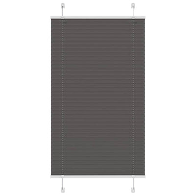 Musta laskostettu blind Matita 80x100cm (kankaan leveys 79,4 cm)