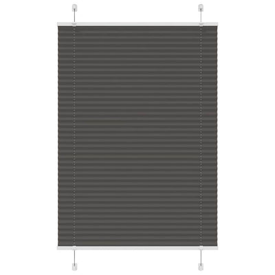 Musta laskostettu blind Matita 90x100cm (kankaan leveys 89,4 cm)