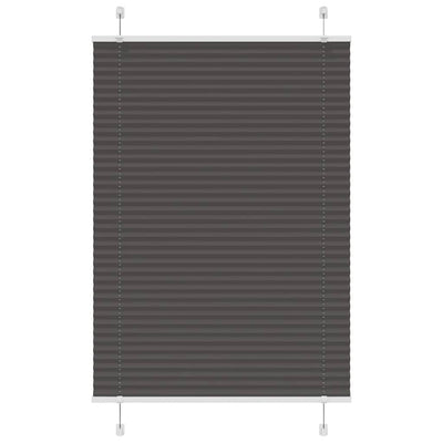 Musta laskostettu blind Matita 100x100cm (kankaan leveys 99,4 cm)