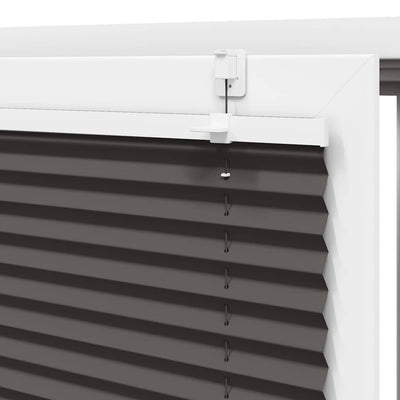 Musta laskostettu blind Matita 40x150cm (kankaan leveys 39,4 cm)