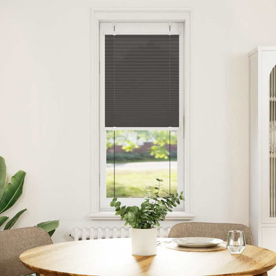 Musta laskostettu blind Matita 50x150cm (kankaan leveys 49,4 cm)