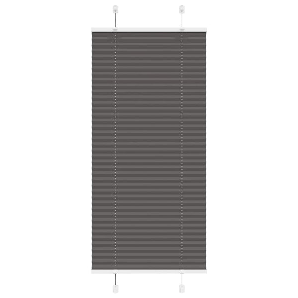 Musta laskostettu blindi Matita 55x150cm (kankaan leveys 54,4 cm)