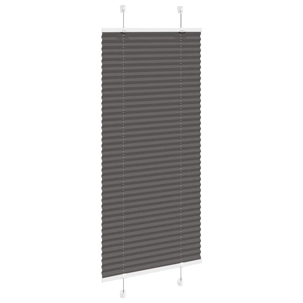 Musta laskostettu blindi Matita 55x150cm (kankaan leveys 54,4 cm)