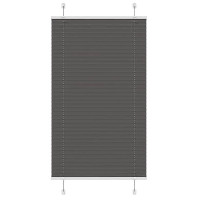 Musta laskostettu blind Matita 70x150cm (kankaan leveys 69,4 cm)