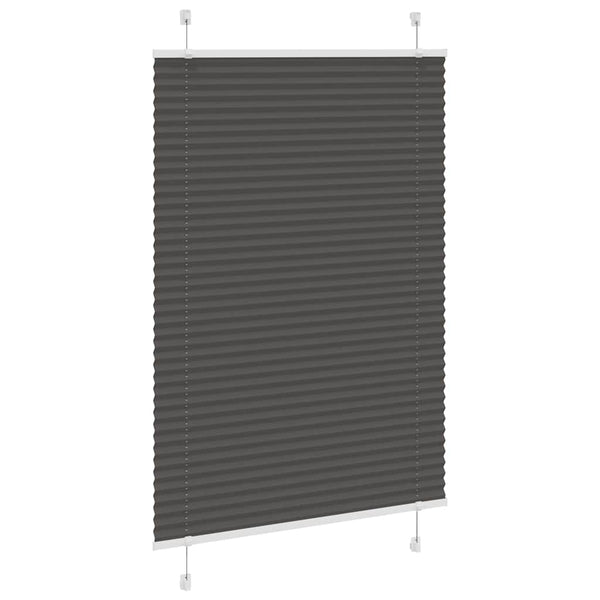Musta laskostettu blindi Matita 85x150cm (kankaan leveys 84,4 cm)