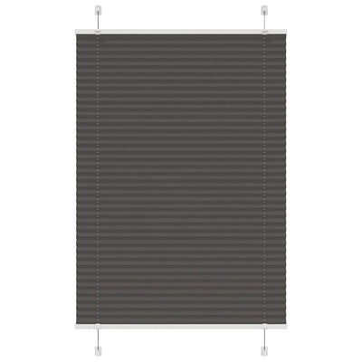 Musta laskostettu blind Matita 90x150cm (kankaan leveys 89,4 cm)