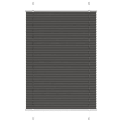 Musta laskostettu blind Matita 100x150cm (kankaan leveys 99,4 cm)