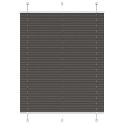 Musta laskostettu blind Matita 105x150cm (kankaan leveys 104,4 cm)