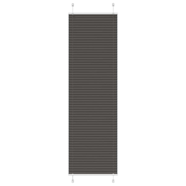 Pliseerattu kaihdin musta 55x200 cm kangas leveys 54,4 cm polyesteri