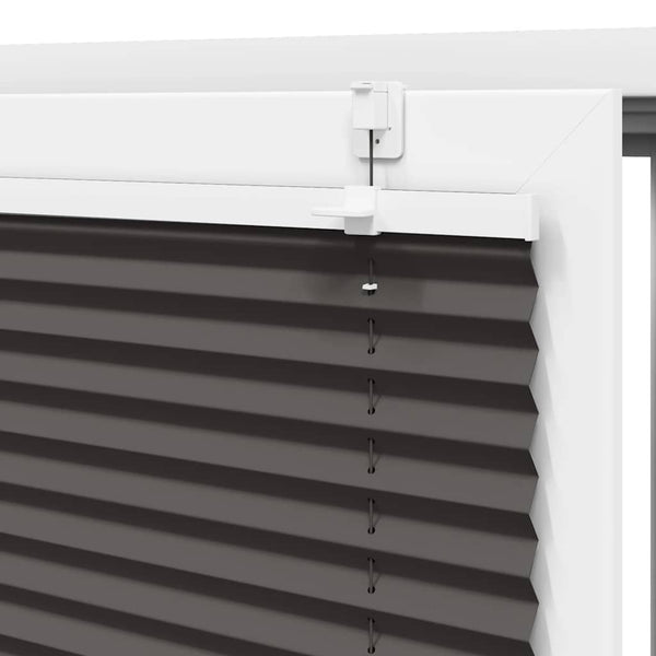 Pliseerattu kaihdin musta 55x200 cm kangas leveys 54,4 cm polyesteri