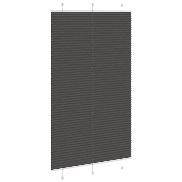Musta laskostettu blindi Matita 120x200cm (kankaan leveys 119,4 cm)
