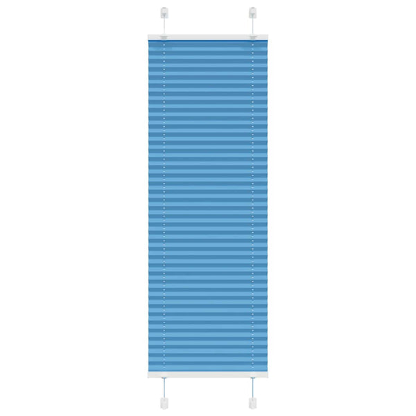 Pliseerattu kaihdin sininen 40x100 cm kangas leveys 39,4 cm polyesteri