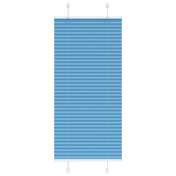 Pliseerattu kaihdin sininen 65x100 cm kangas leveys 64,4 cm polyesteri
