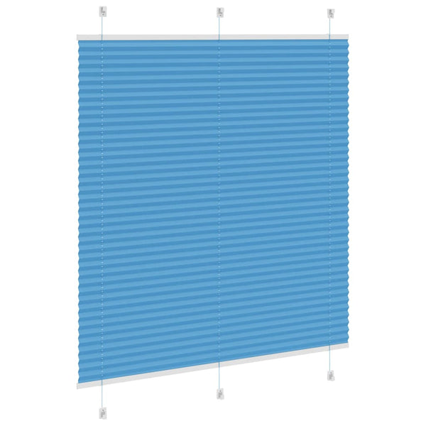 Pliseerattu kaihdin sininen 115x100 cm kangas leveys 114,4 cm polyesteri