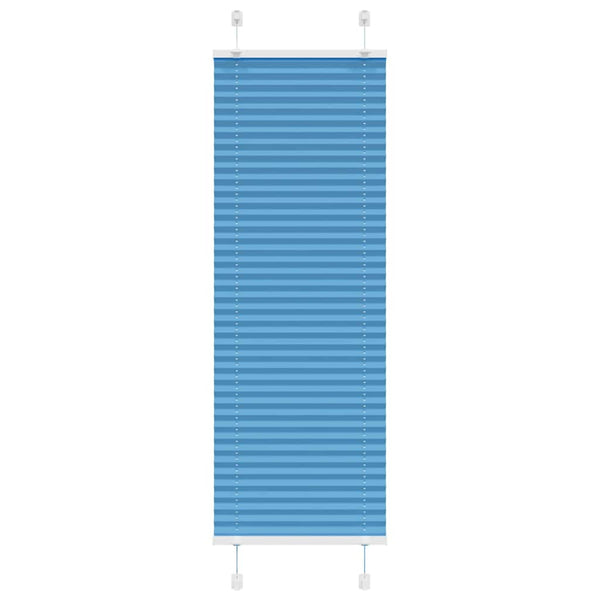 Pliseerattu kaihdin sininen 40x150 cm kangas leveys 39,4 cm polyesteri