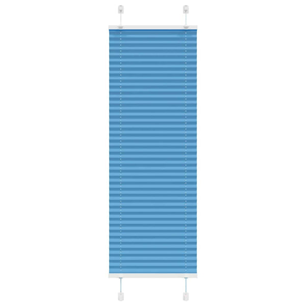 Pliseerattu kaihdin sininen 45x150 cm kangas leveys 44,4 cm polyesteri