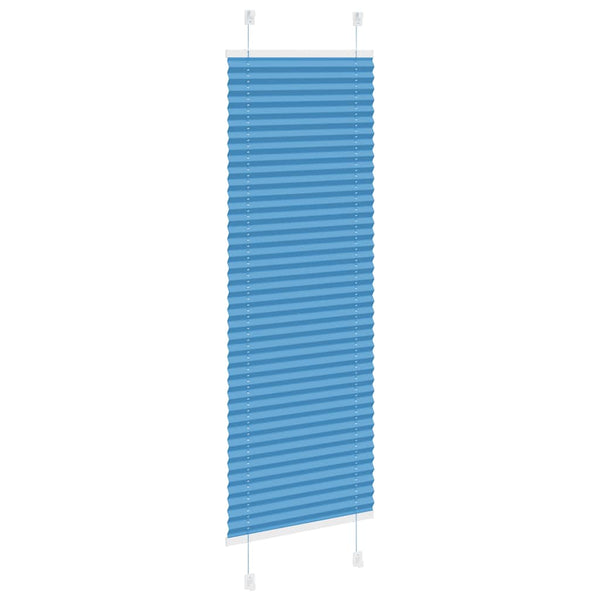 Pliseerattu kaihdin sininen 50x150 cm kangas leveys 49,4 cm polyesteri