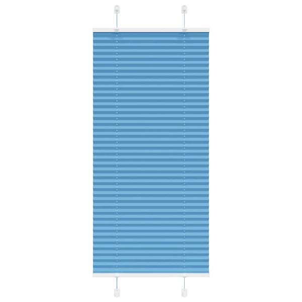 Pliseerattu kaihdin sininen 60x150 cm kangas leveys 59,4 cm polyesteri