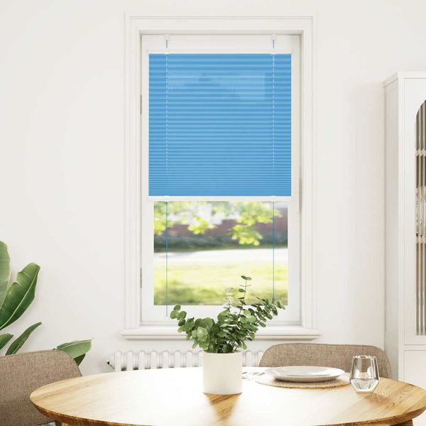 Pliseerattu kaihdin sininen 60x150 cm kangas leveys 59,4 cm polyesteri
