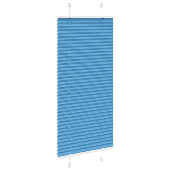 Pliseerattu kaihdin sininen 60x150 cm kangas leveys 59,4 cm polyesteri