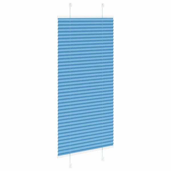 Pliseerattu kaihdin sininen 60x150 cm kangas leveys 59,4 cm polyesteri