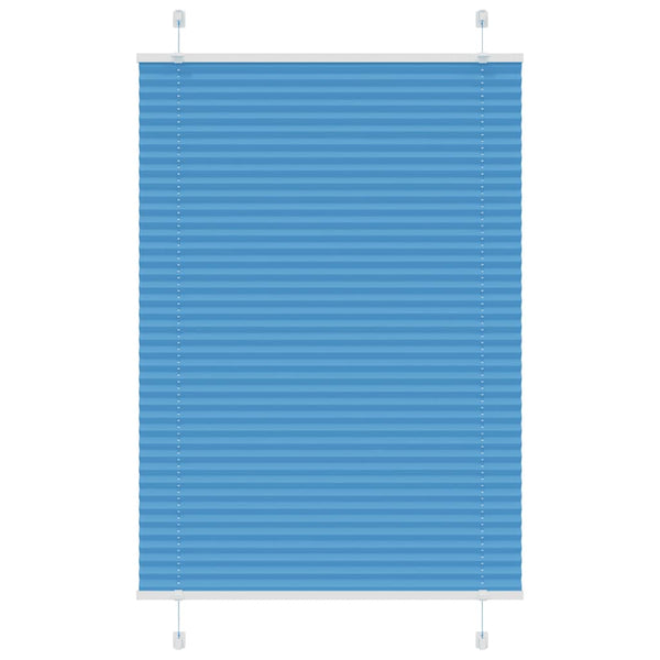 Pliseerattu kaihdin sininen 85x150 cm kangas leveys 84,4 cm polyesteri