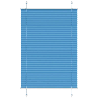 Sininen laskostettu blind Matita 95x150cm (kankaan leveys 94,4 cm)