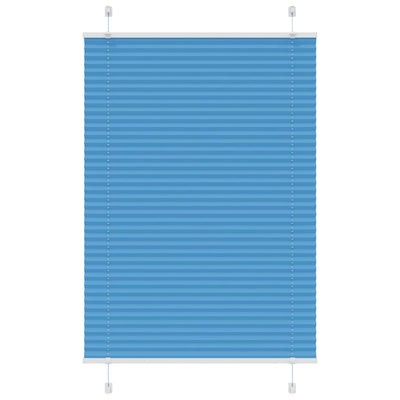 Sininen laskostettu blind Matita 100x150cm (kankaan leveys 99,4 cm)