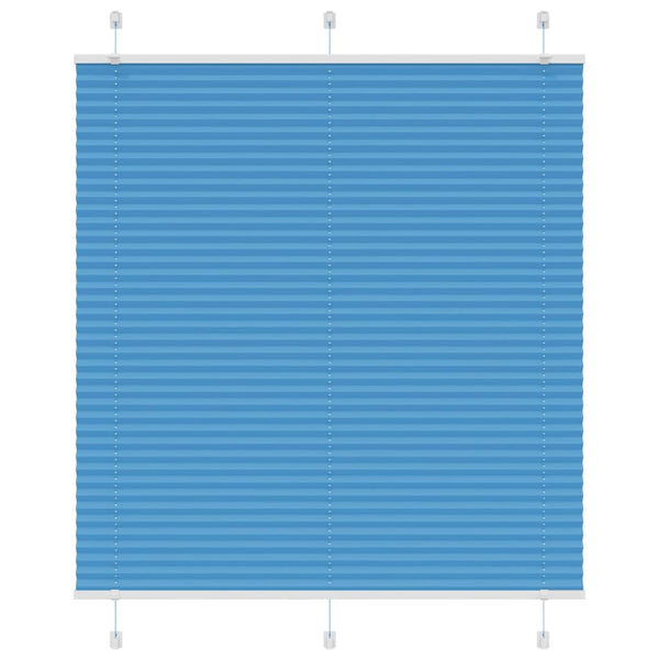 Pliseerattu kaihdin sininen 115x150 cm kangas leveys 114,4 cm polyesteri