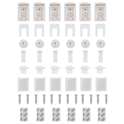 Sininen laskostettu blind Matita 120x150cm (kankaan leveys 119,4 cm)