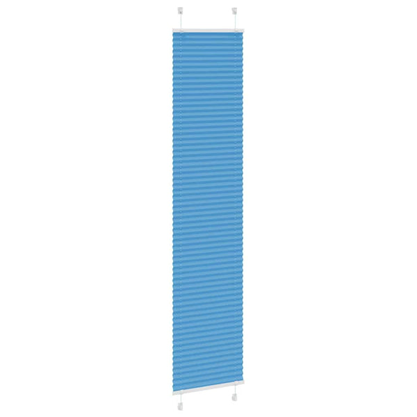 Pliseerattu kaihdin sininen 40x200 cm kangas leveys 39,4 cm polyesteri
