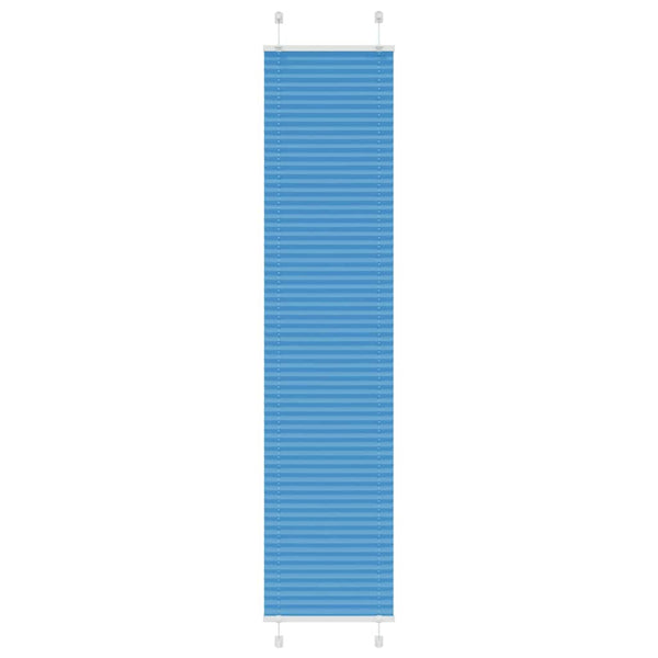 Pliseerattu kaihdin sininen 45x200 cm kangas leveys 44,4 cm polyesteri