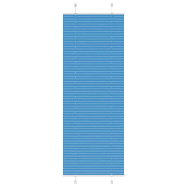 Pliseerattu kaihdin sininen 75x200 cm kangas leveys 74,4 cm polyesteri