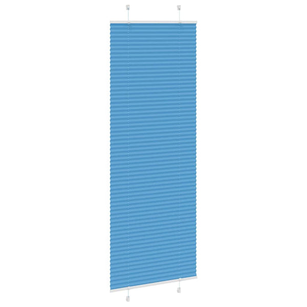 Pliseerattu kaihdin sininen 80x200 cm kangas leveys 79,4 cm polyesteri