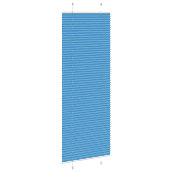 Pliseerattu kaihdin sininen 80x200 cm kangas leveys 79,4 cm polyesteri